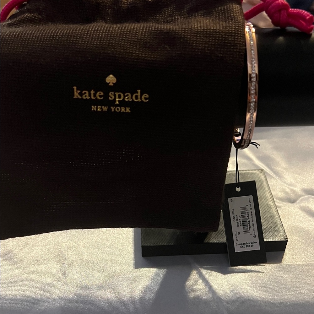 Kate Spade Black and Gold Bangle